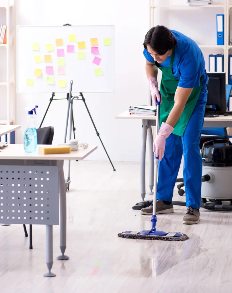 "Découvrez notre service de nettoyage post-événementiel. Une équipe dédiée assure la propreté et l'ordre après chaque occasion, laissant votre espace impeccable."